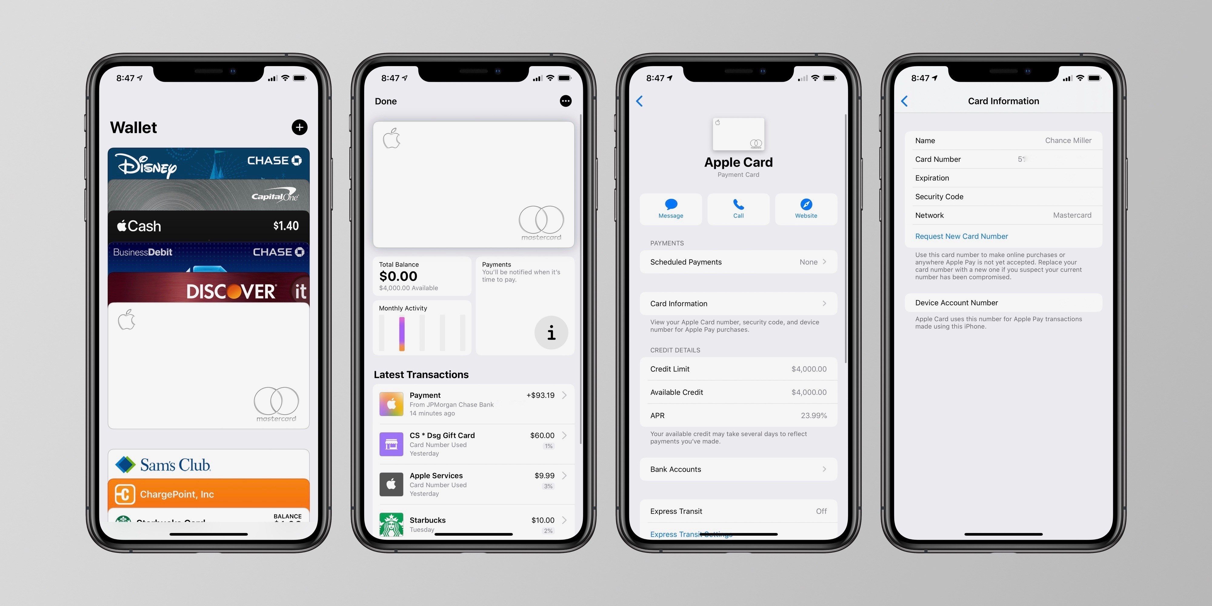 Apple Card iPhone 