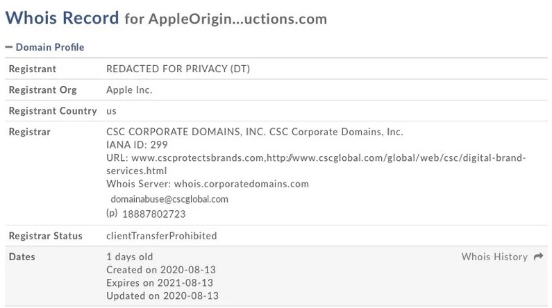 苹果公司已经注册了AppleOriginalProductions.com域名 Ios资讯 第1张
